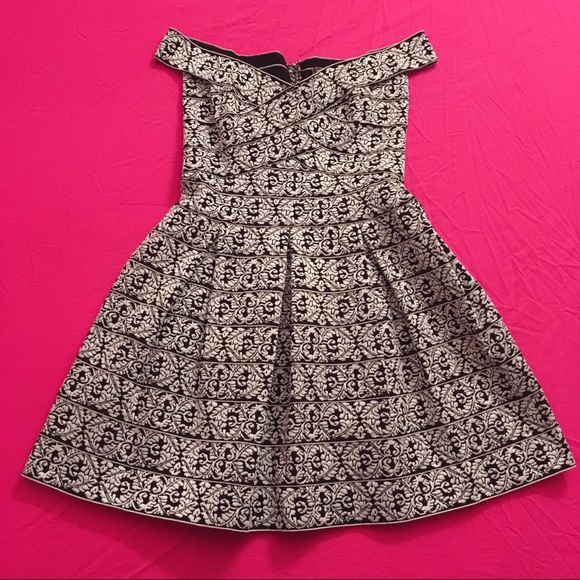 Gracia Dresses & Skirts - SOLD Gracia Bandage A Line Off the Shoulder Dress